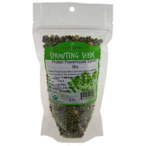 Organic Protein Powerhouse Sprouting Seeds Mix (8 ounces)