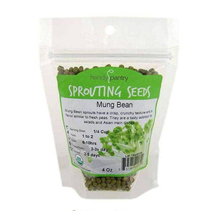 Organic Mung Bean Sprouting Seeds (4 ounces)