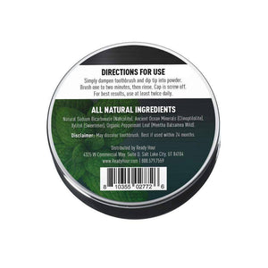 Natural Tooth Powder - Mint Flavor (1 ounce)